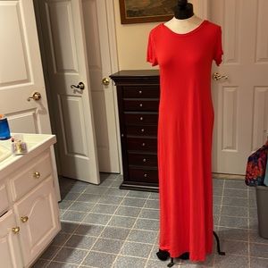 Cute t shirt dress medium slit up side c and c California